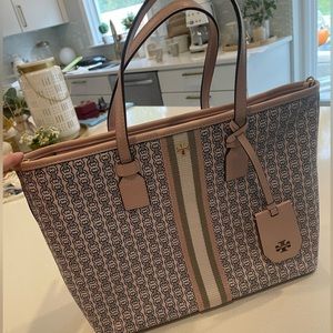 Tory Burch medium tote in blush